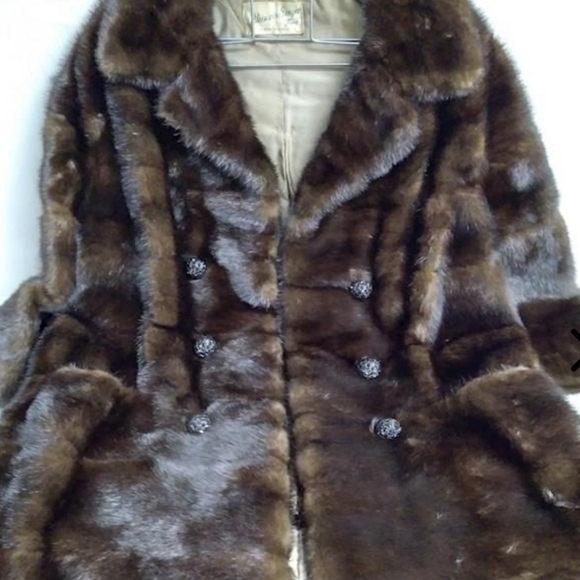 Genuine mink fur coat size m clearance - Picture 3 of 7